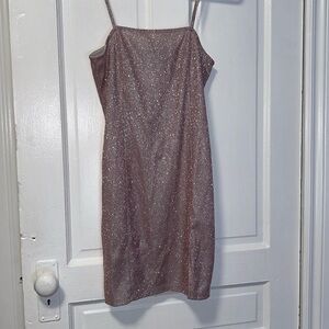 NWT! Pink sparkly mini dress